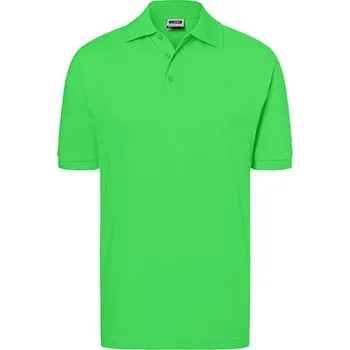 Pánské tričko James&Nicholson Unisex polokošile JN070 Lime Green L