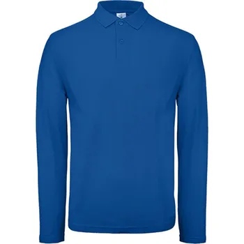 Pánská košile B&amp;C Pánská polokošile s dlouhým rukávem PUI12 Royal Blue 3XL