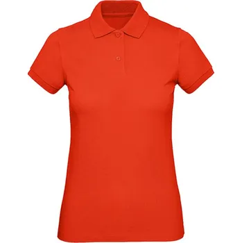 Dámská košile B&C Dámská polokošile PW440 Fire Red L