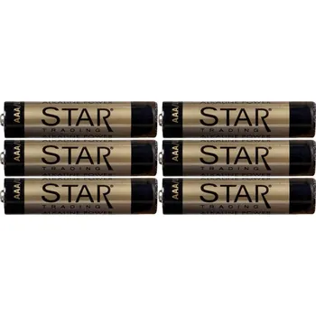 Článková baterie Star trading 6x Startrading Longlife alkalická AAA mikro baterie 1,5V