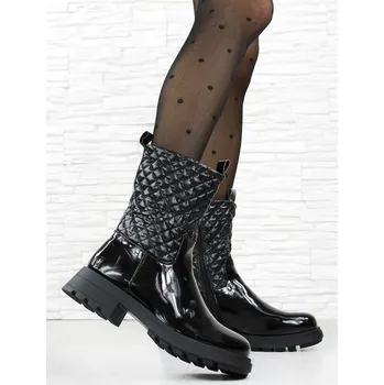 Dámské kozačky Ctogo Gogo Černé polokozačky SG-657B Velikost: 36