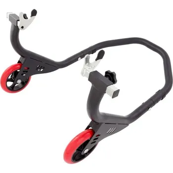 BikeTek Premium Track Paddock zadní stojan, uchycení na rolny, mat černý