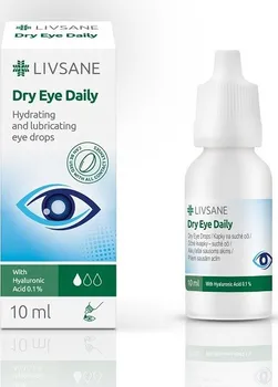 Oční kapky Livsane Oční kapky hydratační a zvlhčující 10 ml