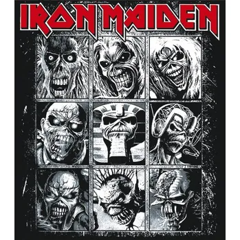 Nášivka nášivka na záda, zádovka Iron Maiden - Eddie Faces