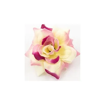 umělá květina Růže 010 růžovo smetanová