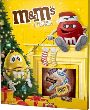 Čokoláda M&M's a přátelé adventní kalendář 361 g