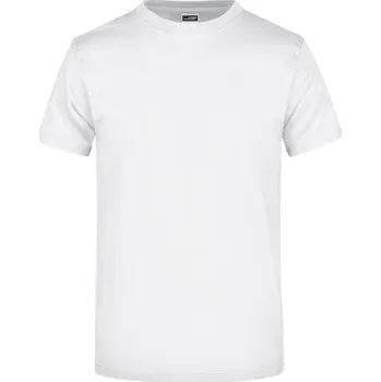 Pánské tričko James&amp;Nicholson Unisex triko JN002 White L