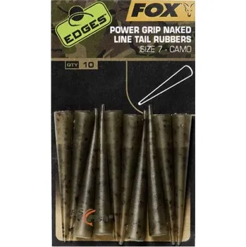 FOX Edges Camo Naked Line Tail Rubbers - velikost 10 CAC777