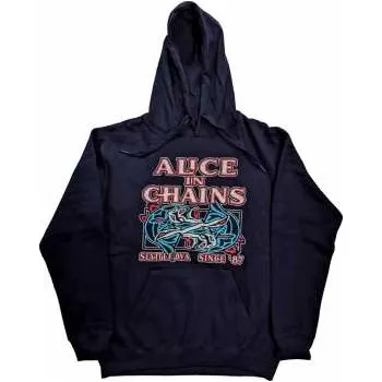 Pánská mikina Merch Alice In Chains: Alice In Chains Unisex Pullover Hoodie: Totem Fish (x-large) XL