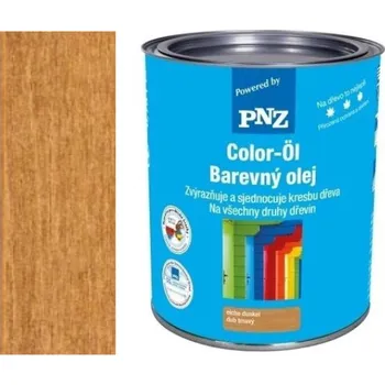 Olej na dřevo PNZ Barevný olej 2,5 L Odstín: Tmavý dub + dárek k objednávce nad 1000Kč