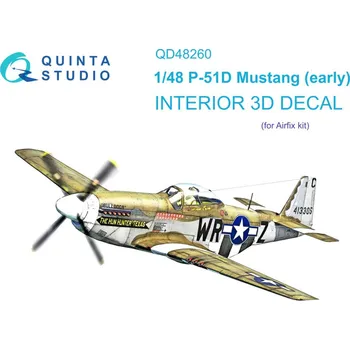 Plastikový model 1/48 P-51D Early 3D-Printed & col.Interior (AIRF)