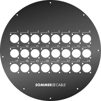 Sommer Cable Frontblech 24 Bohrungen f. Kabeltrommel