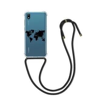 Průhledné pouzdro pro Huawei Y5 (2019) - černá