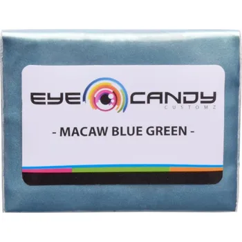 barva a nátěr na dřevo Macaw Blue Green - Eye Candy Pigments Hmotnost: 5 g