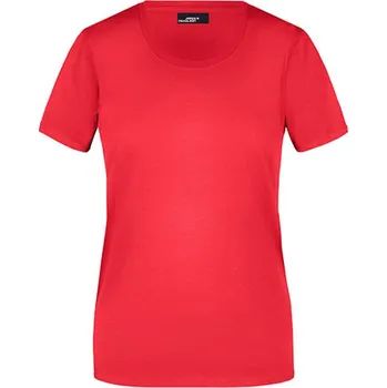 Dámská móda James&Nicholson Dámské triko JN901 Tomato XL