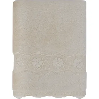 Ručník Dárkové balení ručník a osuška STELLA, 2 ks - Krémová, Soft Cotton