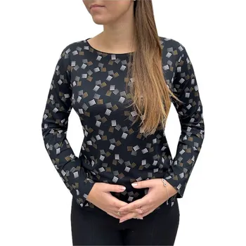 Dámská halenka Halenka Pratto černá s kostičkami velikost pratto: 50