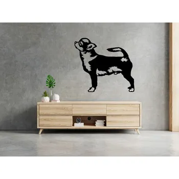 Vsepropejska Čivava 4 dřevěná dekorace na zeď Rozměr (cm): 38 x 34