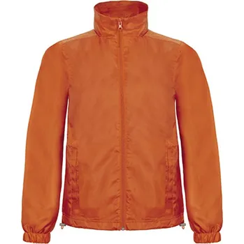 Pánská casual bunda B&amp;C Unisex sportovní bunda JUI60 Orange 3XL
