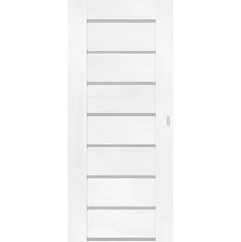 Interiérové dveře Perma interiérové dveře posuvné borovice bílá 70cm - PERMABB70PO