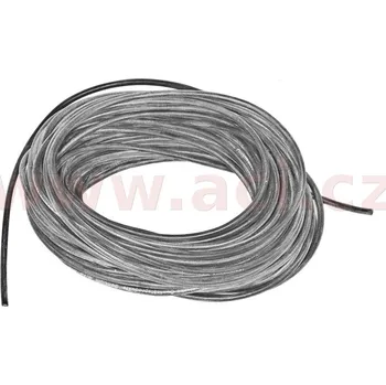 elektrický kabel silikonový kabel s průřezem 0,75 mm, černá izolace, (cena za 1 m), 9900E08M