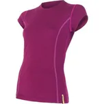 SENSOR MERINO ACTIVE dámské triko kr.rukáv lilla