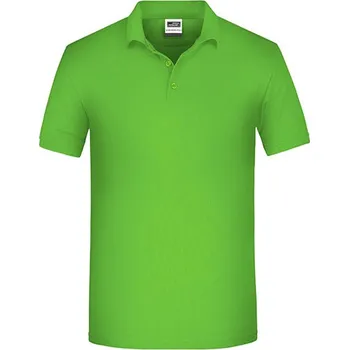 Pánské tričko James&Nicholson Pánská polokošile JN874 Lime Green M