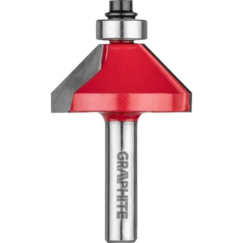 Příslušenství k frézce Graphite Čelní fréza s ložiskem, HM, 35,5 x 15,9 mm, stopka 8 mm