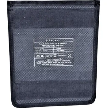 Neprůstřelná vesta ARMÁDNÍ ORIGINÁL AČR S.P.V. vložka antišoková k panelu pancéřovému NPP-2006 AČR originál Velikost: L