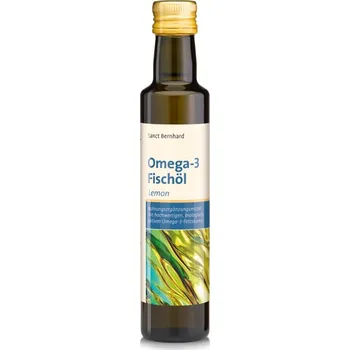Přírodní produkt Sanct Bernhard Omega-3 rybí olej Lemon 250 ml