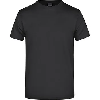 Pánské tričko James&Nicholson Unisex triko JN002 Black 5XL