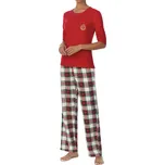Ralph Lauren dámské pyžamo ILN72205 červené - Vícebarevné / M