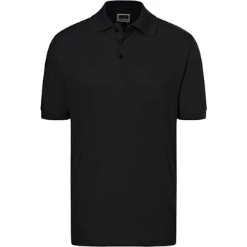 James&amp;Nicholson Unisex polokošile JN070 Black 3XL