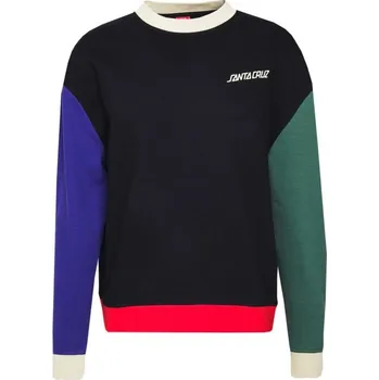 Pánská mikina Pánská mikina Santa Cruz Shadowless Dot Crew black/multi XL