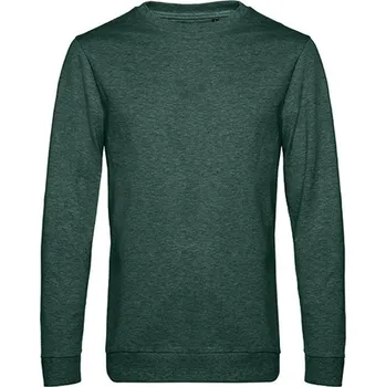 Pánská mikina B&amp;C Unisex mikina WU01W Heather Dark Green XXL