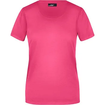 Dámské tričko James&Nicholson Dámské triko JN901 Pink XXL