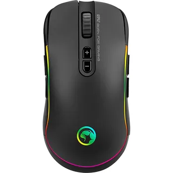 Myš Marvo Myš G942, 10000DPI, optika, 10tl., drátová USB, černá, herní, RGB podsvícení