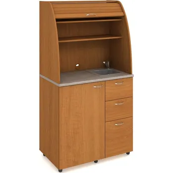 Kuchyňská linka HOBIS KU 3 3 P kuchyňka s lednicí, dřezem a baterií