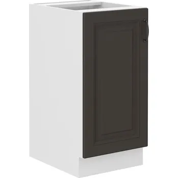 Kuchyňská skříňka Spodní skříňka STILLO GRAPHITE / BÍLÁ 40 D 1F BB