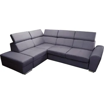 Pohovka Rohová rozkládací pohovka Colt tmavě šedá levá