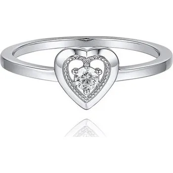 Prsten Prsten SILVERINO se zirkony 8602-50