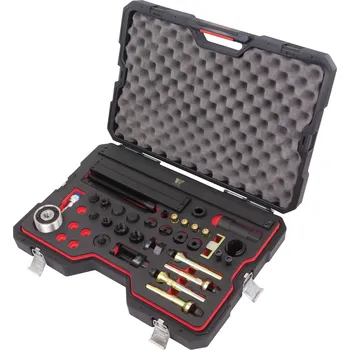 Systém vstřikování Univerzální sada nástrojů pro odstranění hydraulického vstřikovače, BOSCH, DELPHI, DENSO, SIEMENS, Welzh (Welzh Werkzeug)