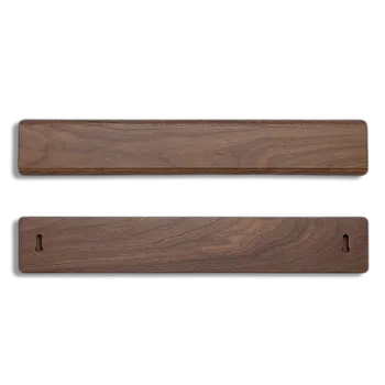 Stojan na nože Magnetická lišta na nože z tmavého ořechového dřeva