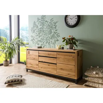 Příborník do zásuvky Masiv24 - TIROL II. Příborník divoký dub 190x45x85, přírodní, olejovaný