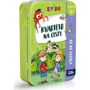 Cestovní hra Albi Kvído Kvarteto na cesty výlety po ČR
