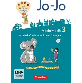 Cizojazyčná kniha Jo-Jo Mathematik 3. Schuljahr - Allgemeine Ausgabe - Arbeitsheft mit interaktiven Übungen auf scook.de und CD-ROM - Becherer, Joachim