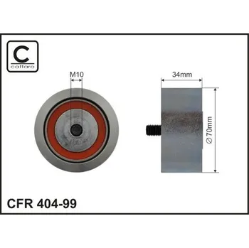 Vratná/vodicí kladka, ozubený řemen CAFFARO 404-99