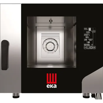 konvektomat Konvektomat - parní, elektrický, 5xGN1/1, 7.8 kW, 400V, 730x784x700 mm, černý | EKA, Millennial Black Mask