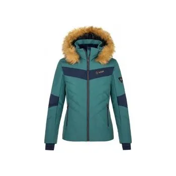 Kilpi ALISIA-W tmavě zelená 36; Zelená bunda + DÁREK DLE VÝBĚRU!