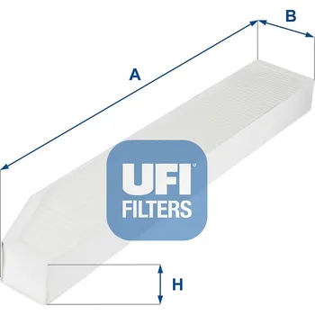 Ventilátor topení a klimatizace Filtr, vzduch v interiéru UFI 53.257.00